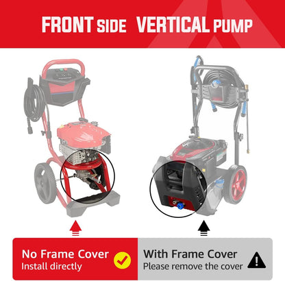 Anodic Oxidation Front Side 7/8" Shaft Vertical Pressure Washer Pump 2600-3100 PSI @2.5 GPM