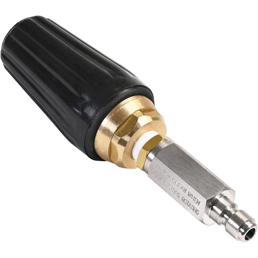 Pressure Washer Turbo Nozzle with Stainless Steel Filter 1/4" Quick Connector 4000 PSI 4.0 GPM