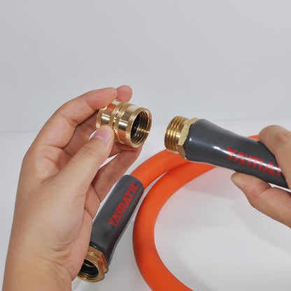 Super Flexible Leader Garden Hose 5/8 in x 3 ft with Female to Female Connector 200 PSI