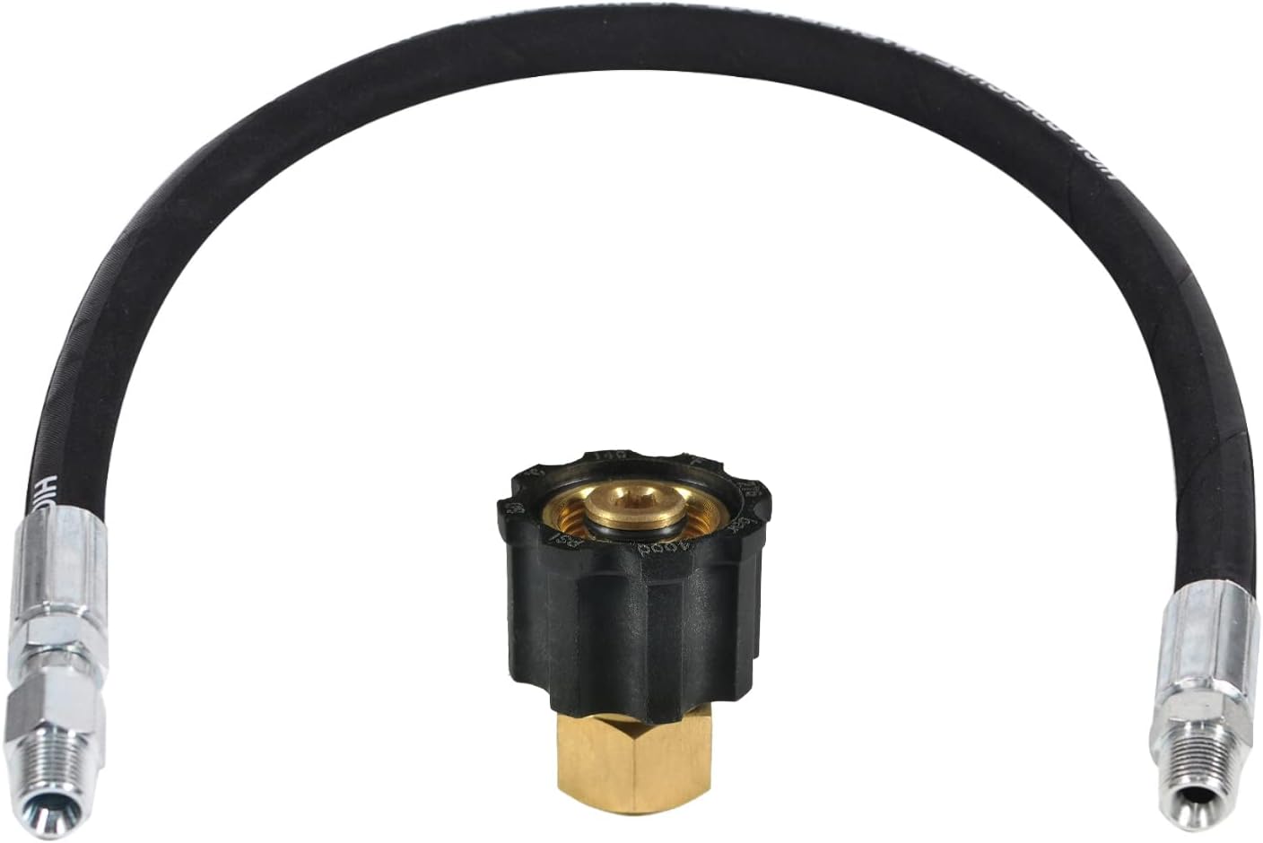 3/8" Pressure Washer Whip Hose with M22 Adapter 4000 PSI