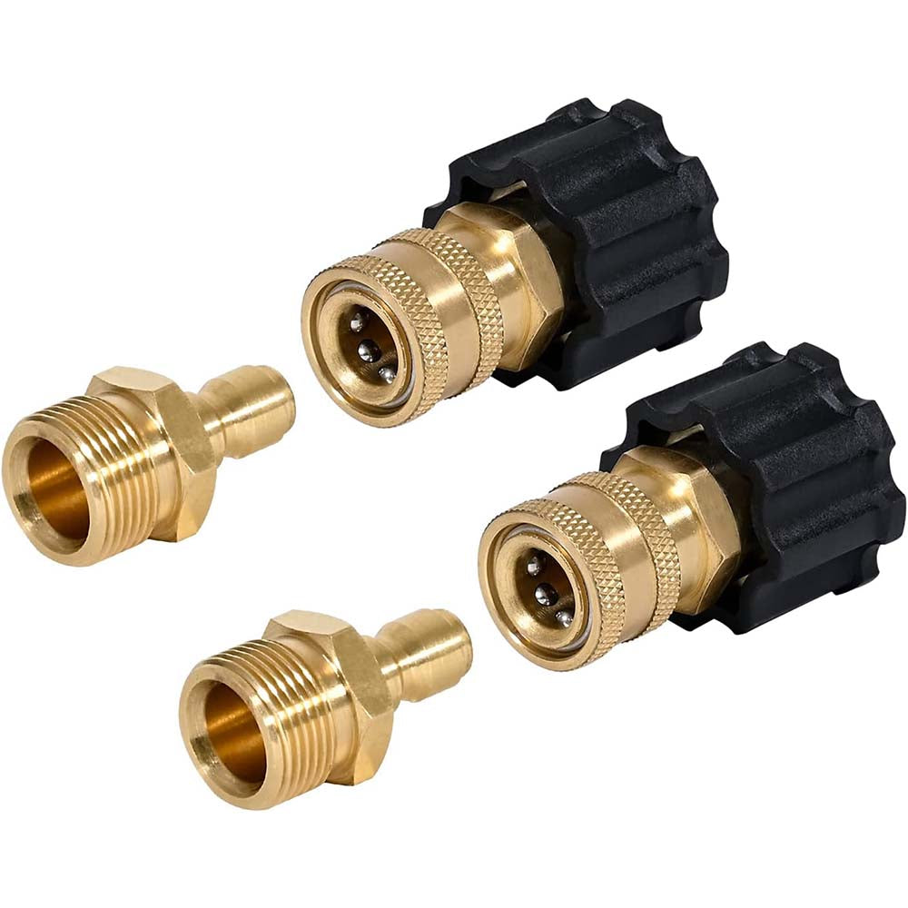 M22-14mm to 1/4" Quick Connector 5000 PSI