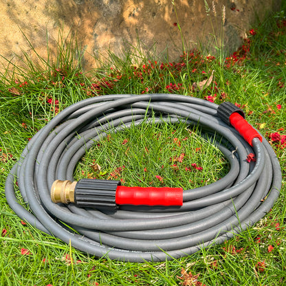 Super Flexible Pressure Washer Hose M22 & 3/8" Quick Connect 3200 PSI Grey