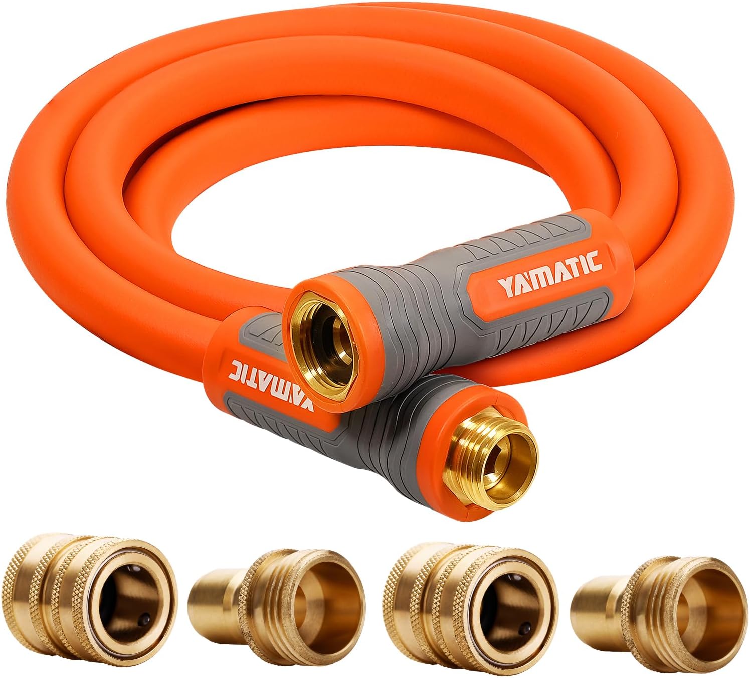 Easy-grip 5/8'' Garden Hose with Quick Connect