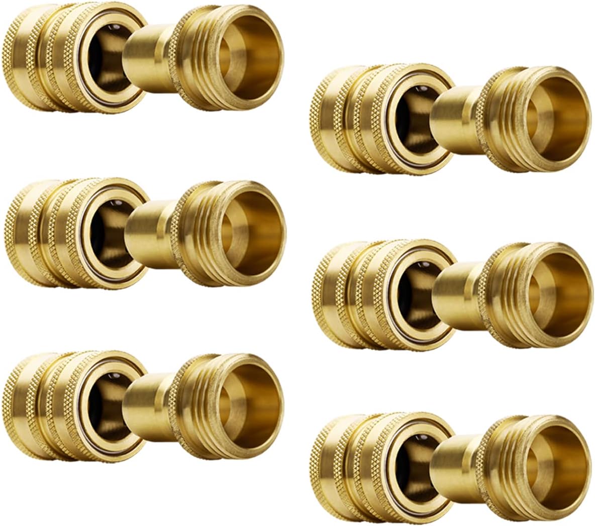 3/4" Thread Garden Hose Quick Connect Fittings